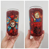 chucky glass 16oz snow globe