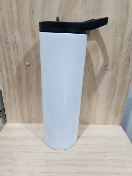 20oz stainless steel water bottles black lids