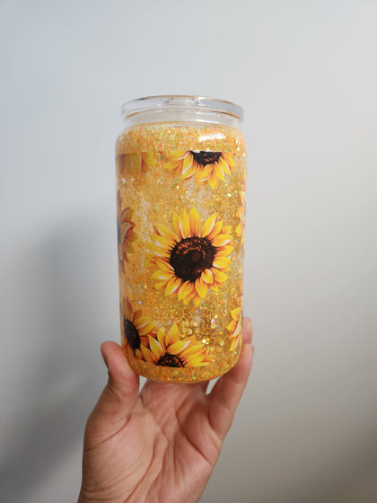 16oz Glass snow globes