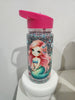 Ready made 10oz kids snowgloobe water bottles