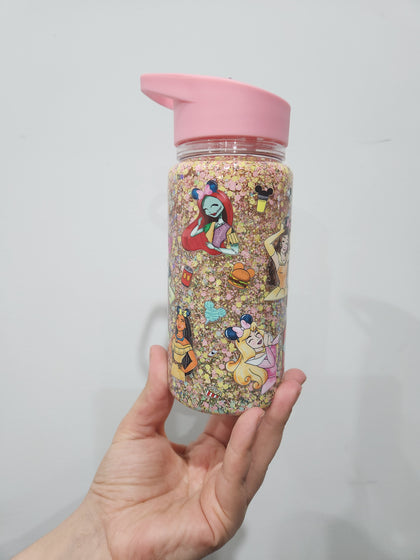 Readymade snow globe drink bottles