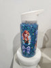 Ready made 10oz kids snowgloobe water bottles