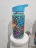 Ready made 10oz kids snowgloobe water bottles