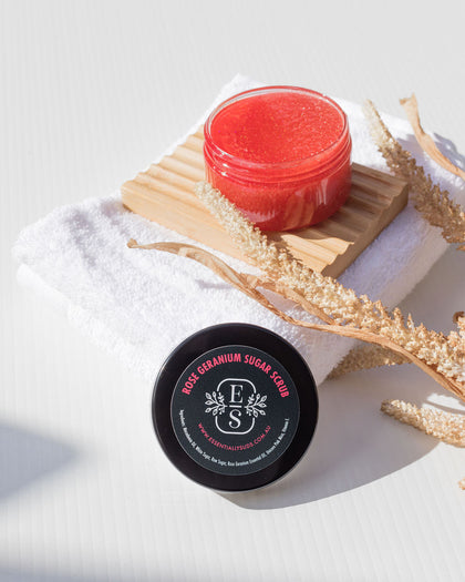 Rose Geranium Sugar Scrub